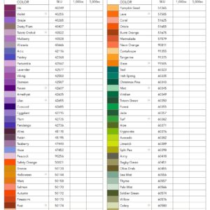 Glide Thread Color Chart Pg #3